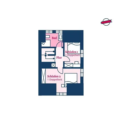 Haus Carla Marie Holiday home Utersum